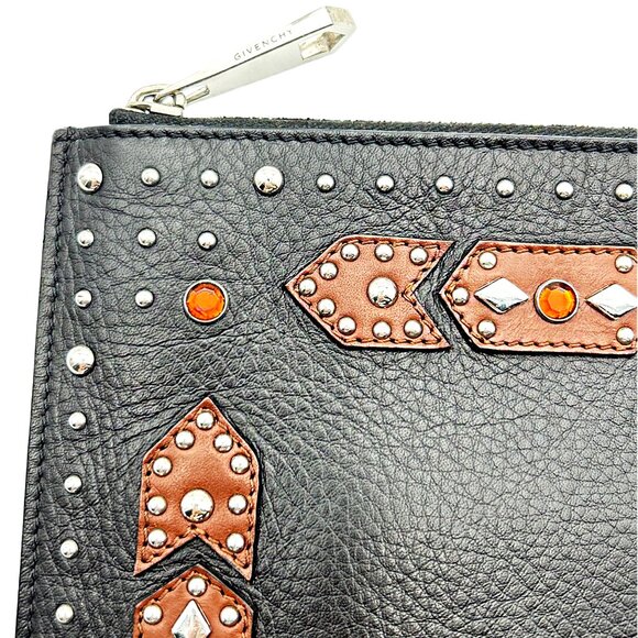 Givenchy Studded Leather Clutch Was $955 Now $415 - Picture 3 of 11